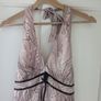 Elegant pink and brown halterneck Image 4