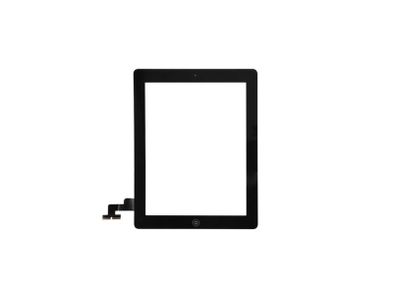 For Apple iPad 2 Touch Screen Digitizer Glass Home Button With Adhesive Black - FHT09IPDLCD