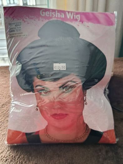 Geisha fancy dress wig