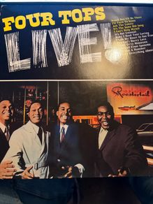 Four Tops Live LP Vinyl Motown WL72114 Germany Soul Northern Soul Tamla Motown