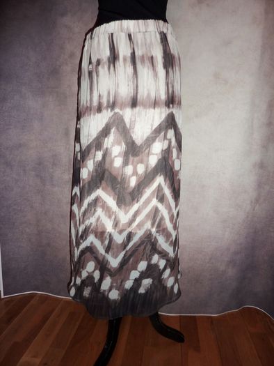 Promod maxi asymmetric front skirt size M