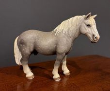 Retired Schleich Horse - Percheron Stallion 13623