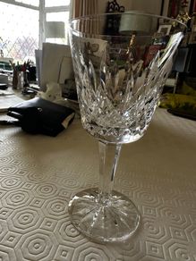 Pair of Waterford Crystal red wine Glasses