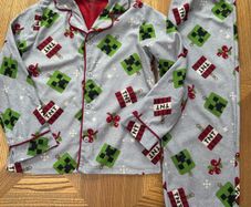 Minecraft kids PJ set