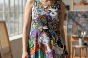 Multicolour Mini Dress Size 18