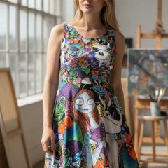 Multicolour Mini Dress Size 18