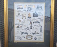 World Millennium 2000" Limited Edition signed print