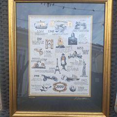 World Millennium 2000" Limited Edition signed print