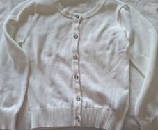 BNWOT White Cardigan Age 6
