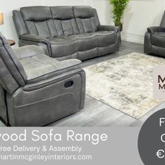 New Westwood 3+1+1 Grey Colour Sofa Sets