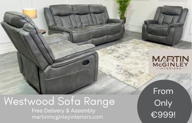 New Westwood 3+1+1 Grey Colour Sofa Sets