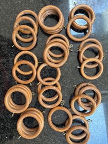 Wooden Curtain Rings