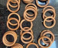 Wooden Curtain Rings