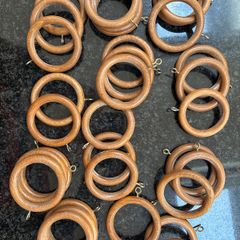 Wooden Curtain Rings