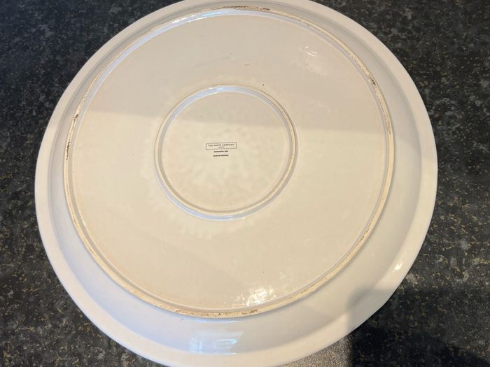 The White Company - Extra large bowl and extra large plate