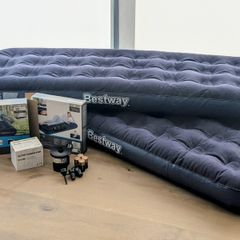 Bestway Single Airbed, Inflatable Mattress, Camping Mattress