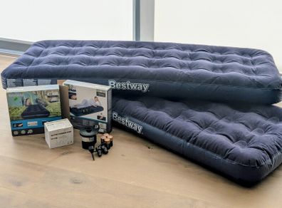 Bestway Single Airbed, Inflatable Mattress, Camping Mattress