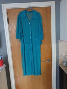 Harriet Girard Sheer Coat  / Dress. S. T.3 -14. New. (French)
