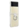 Galaxy Z Flip3 5G Clear Cover with Ring Transparent Image 4