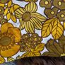 1970s curtain, vintage curtain, Retro floral curtain Image 8