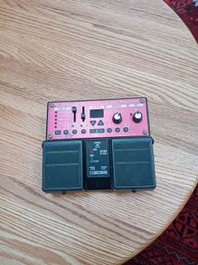 Boss guitar/mic  loop pedal