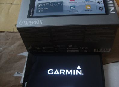 sat nav Garmin campervan 6.95, camping navigation