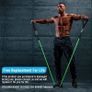 Resistance Bands Set Exercise Bands, Resistance Bands Set Men Home Workouts With 5 Fitness Tubes, 2 Foam Handles, 2 Ankle Straps, 2 Door Anchor (FREE SHIPPING) Image 4