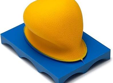 Glass Polish15922 Handheld Sanding Holder, Hand Pad for sanding abrasives foams | 100 x 70 mm