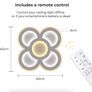 Barcelona Smart LED Veiling light, CCT Plus Voice assistants Image 8