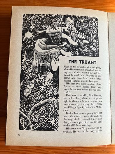 Vintage annual: 'Hawkeye And The Last of the Mohicans'