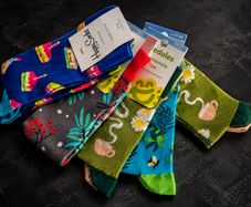 5 Pairs of Colourful Patterned Socks