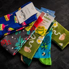 5 Pairs of Colourful Patterned Socks