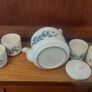 Lovely Vintage Japanese Teaset, with Six Small Cups and a Faux Bamboo Handled Teapot, Perfect for a Japanese Tea Ceremony Image 4