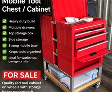 Heavy Duty Mobile Tool Chest / Workshop Cabinet