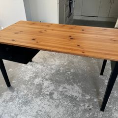 Ikea Arkelstorp Desk Black And Wood