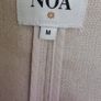 Noa Noa oatmeal linen knee length coat M Image 8