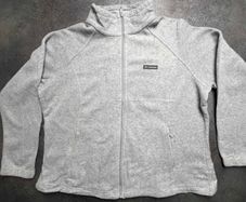 columbia fleece jacket grey