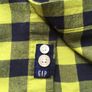 Gap Check Navy/Green Shirt Image 5