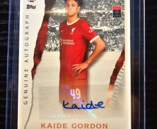 Kaide Gordon Genuine Autograph - Match Attax 23/24