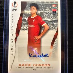 Kaide Gordon Genuine Autograph - Match Attax 23/24