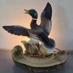 Ceramic Lamp/Planter  Duck