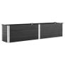 Garden Raised Bed 250x50x54 cm WPC Grey Image 4
