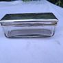 Walker &Hall Art Deco Sterling Silver And Cut Glass Sarcophagus Image 4