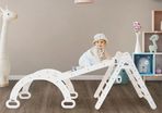 Climbing toy set of 3 with climbing triangle, slide