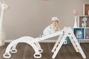 Climbing toy set of 3 with climbing triangle, slide
