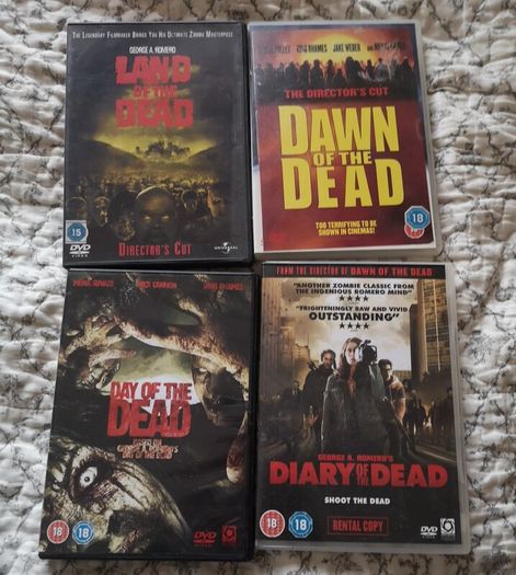 Zombie movies x 4