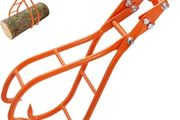 Timber Claw Hook, 28 inch 4 Claw Log Grapple for Logging Tongs, Swivel Steel Log Lifting Tongs, Eagle Claws Design with 2205 lbs/1000 kg Loading Capacity
