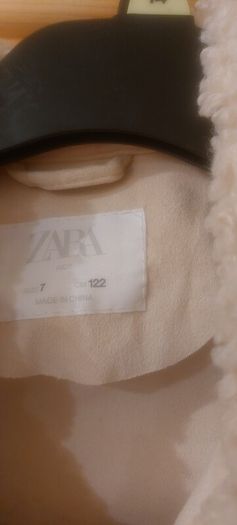 Girls Cream winter jacket