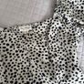 Miss Selfridge Dalmatian Spot Puff Sleeve Mini Dress UK 8 Image 2