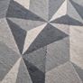 Grey Modern Geometric Rug 120cm x 170cm Image 3